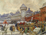 Старая Москва. Разъезд полсе кулачного боя. 1900